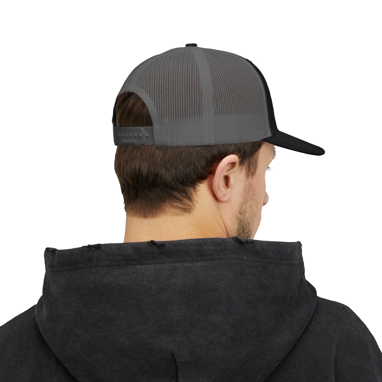 Z Logo Trucker Cap — Green Circle Snapback Mesh Hat