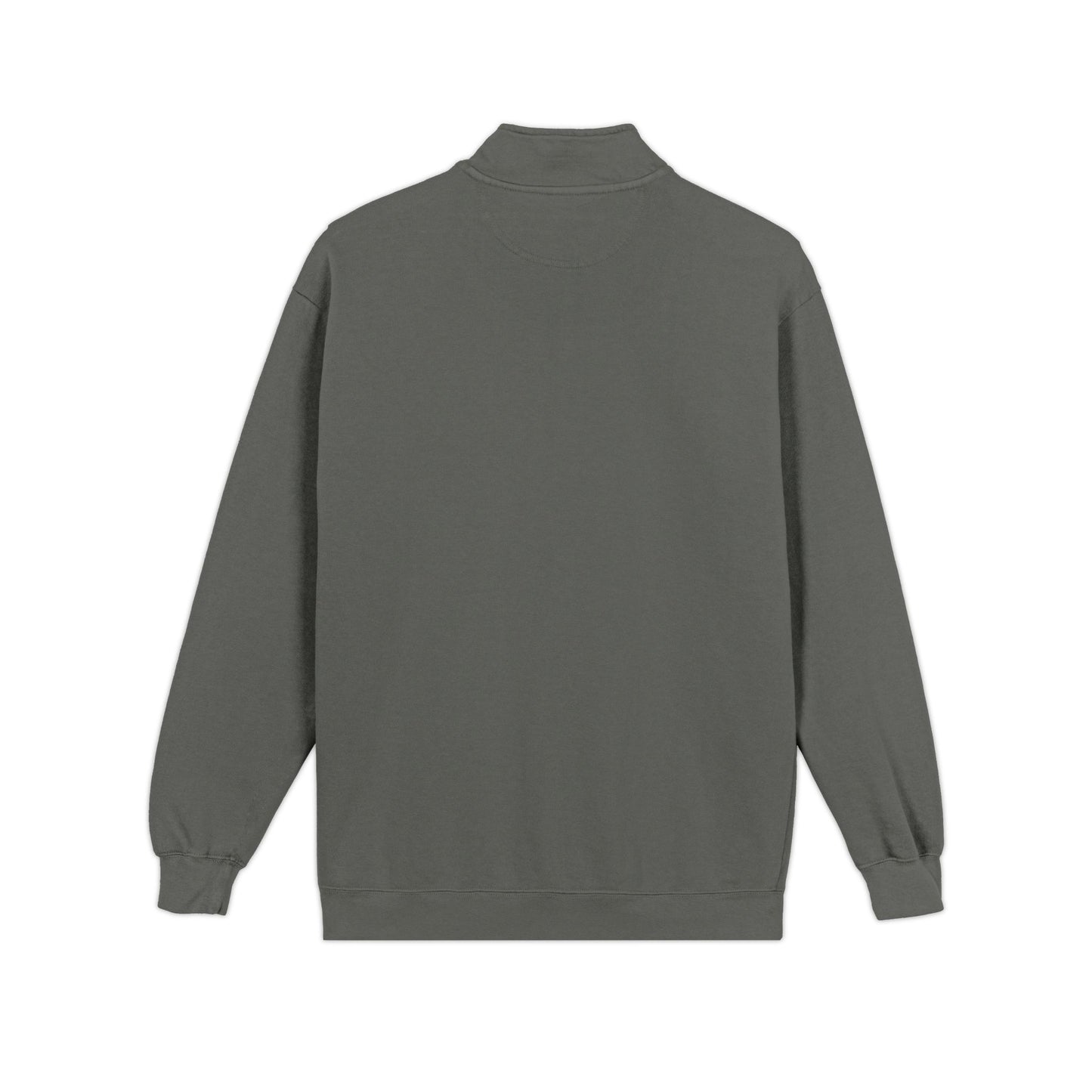Circle Z Logo Quarter-Zip Sweatshirt | Minimal Monogram Chest Emblem